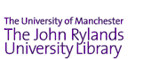 Logo of The John Rylands University Library, links to Library home page